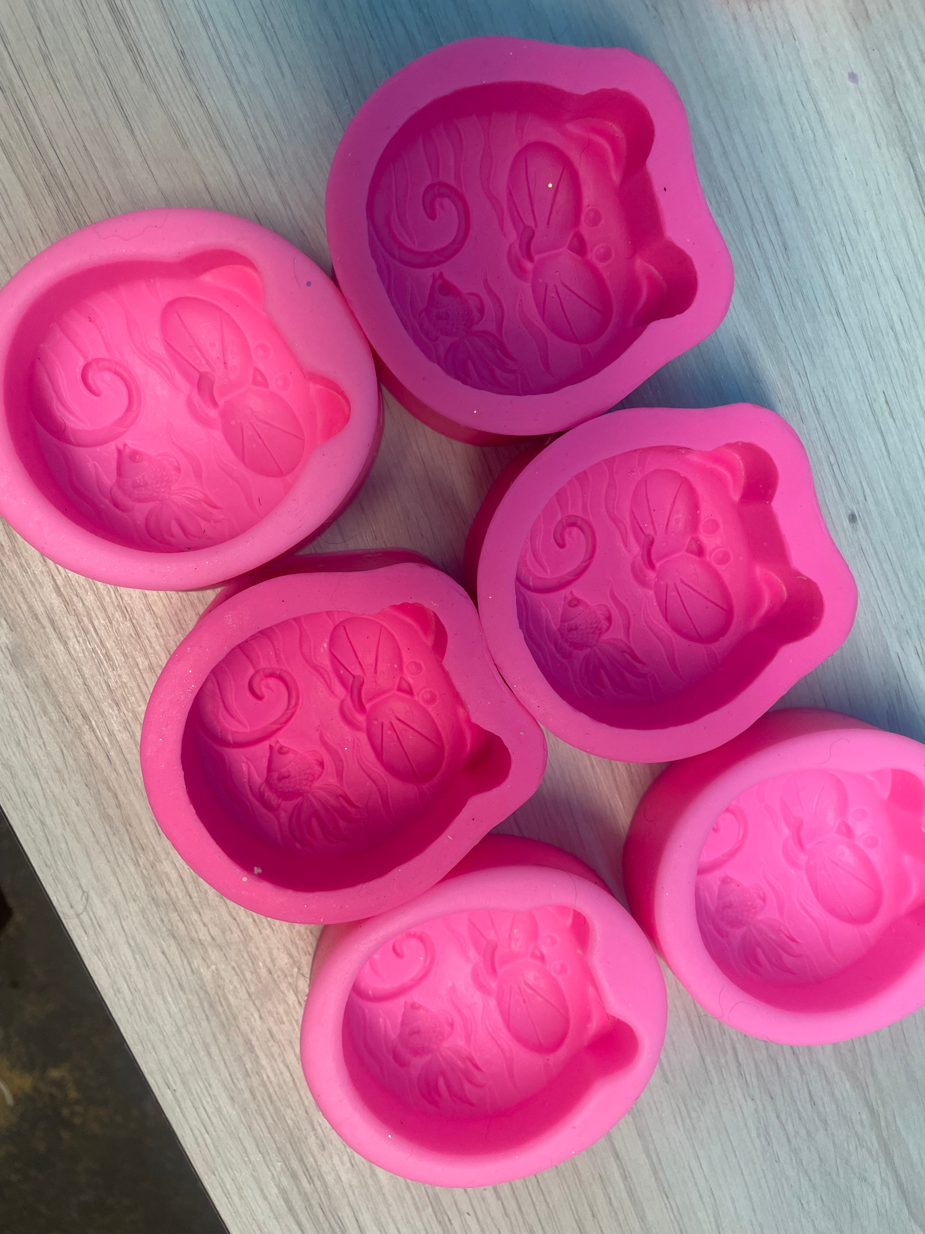 Large Cat & Fish Silicone Mould