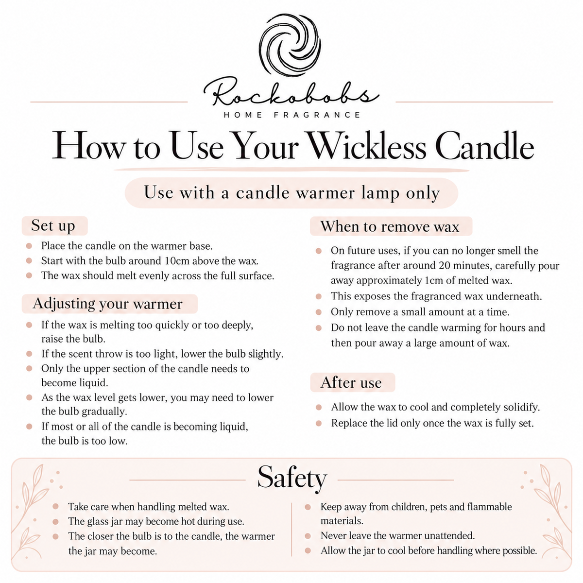 Premium Wickless Candle - 200g