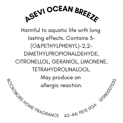 Asevi Ocean Breeze Wax Melt Snap Bar | 50g