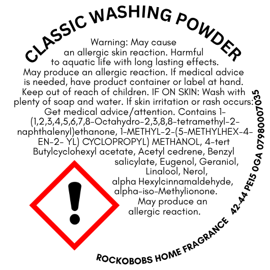 Classic Washing Powder Wax Melt Snap Bar | 50g