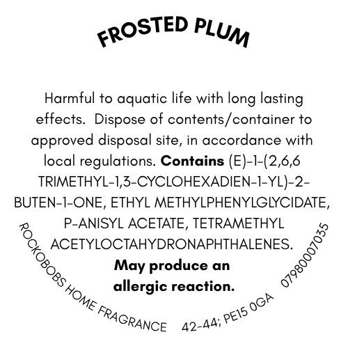 Frosted Plum Wax Melt Snap Bar | 50g