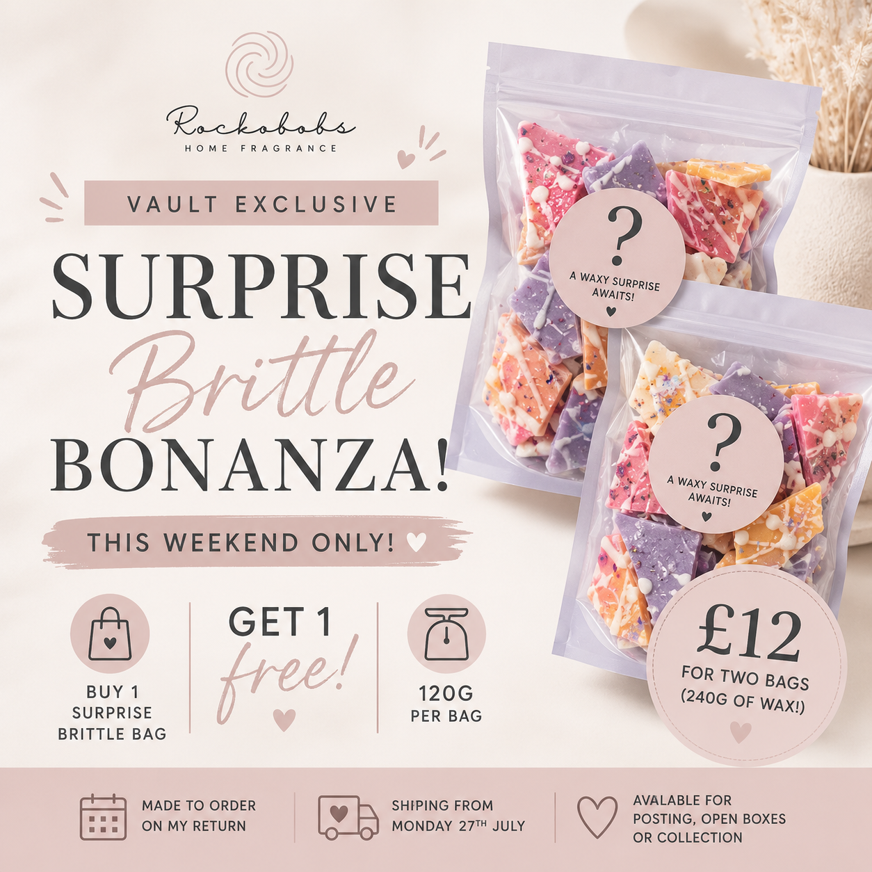 Vault Exclusive | Surprise Brittle Bonanza – Buy 1 Get 1 FREE