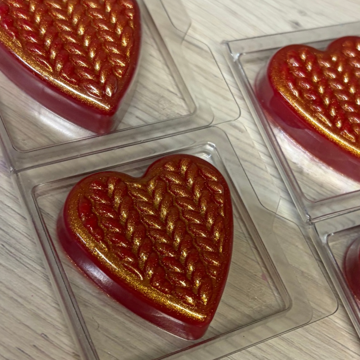 Limited Edition Knitted Heart Samples