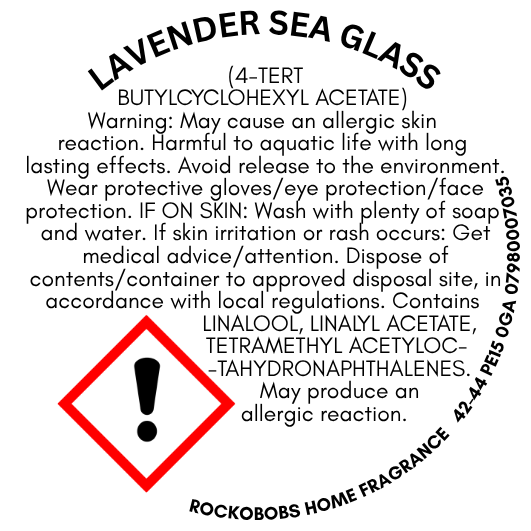 Lavender Sea Glass Wax Melt Snap Bar | 50g