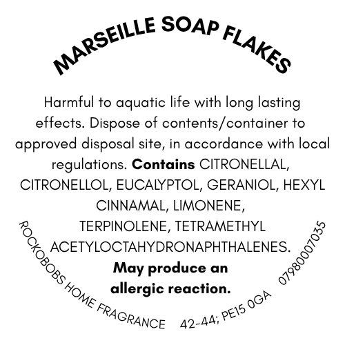 Marseille Soap Flakes Wax Melt Snap Bar | 50g