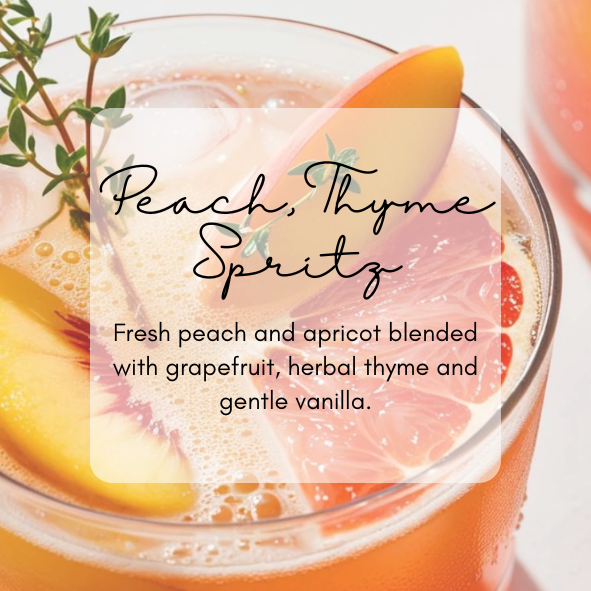 Peach Thyme Spritz Wax Melt Snap Bar | 50g
