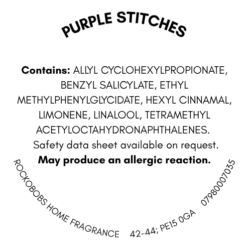 Purple Stitches | Wax Melt Deli Crown | 50g