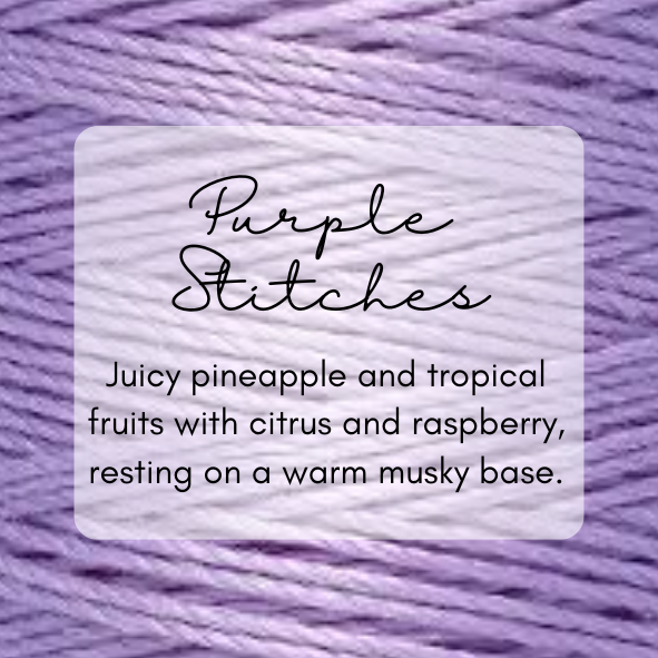Purple Stitches | Wax Melt Deli Crown | 50g