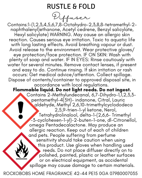 Rustle & Fold Reed Diffuser - 100ml