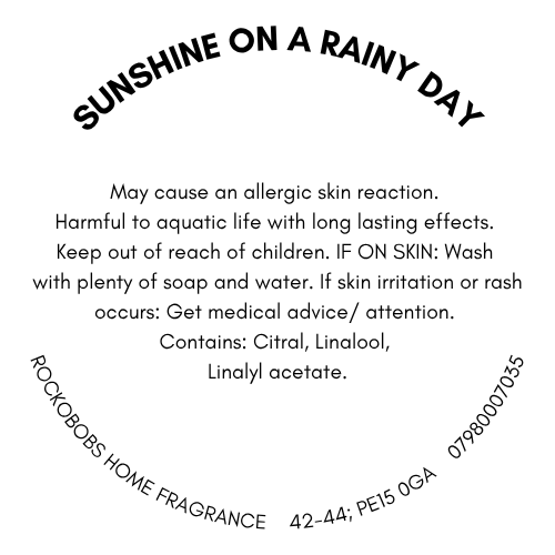 Sunshine on a Rainy Day | Wax Melt Deli Crown | 50g
