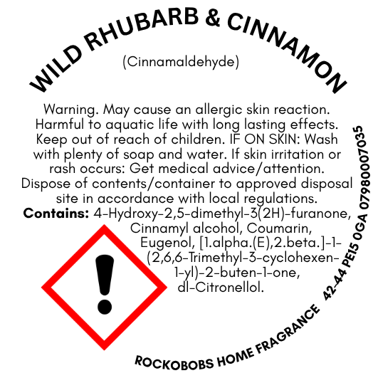 Wild Rhubarb & Cinnamon | Wax Melt Deli Crown | 50g